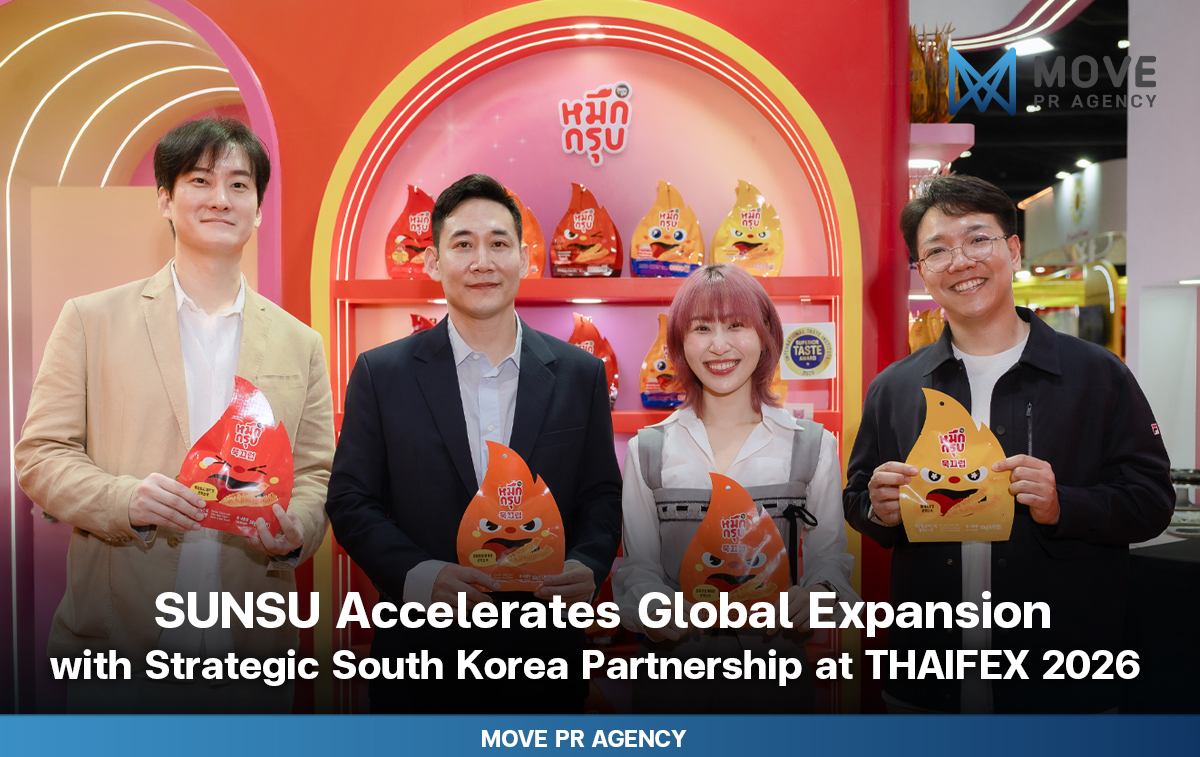 SUNSU announces strategic partnership with GLOVERSE KOREA at THAIFEX Anuga Asia 2026