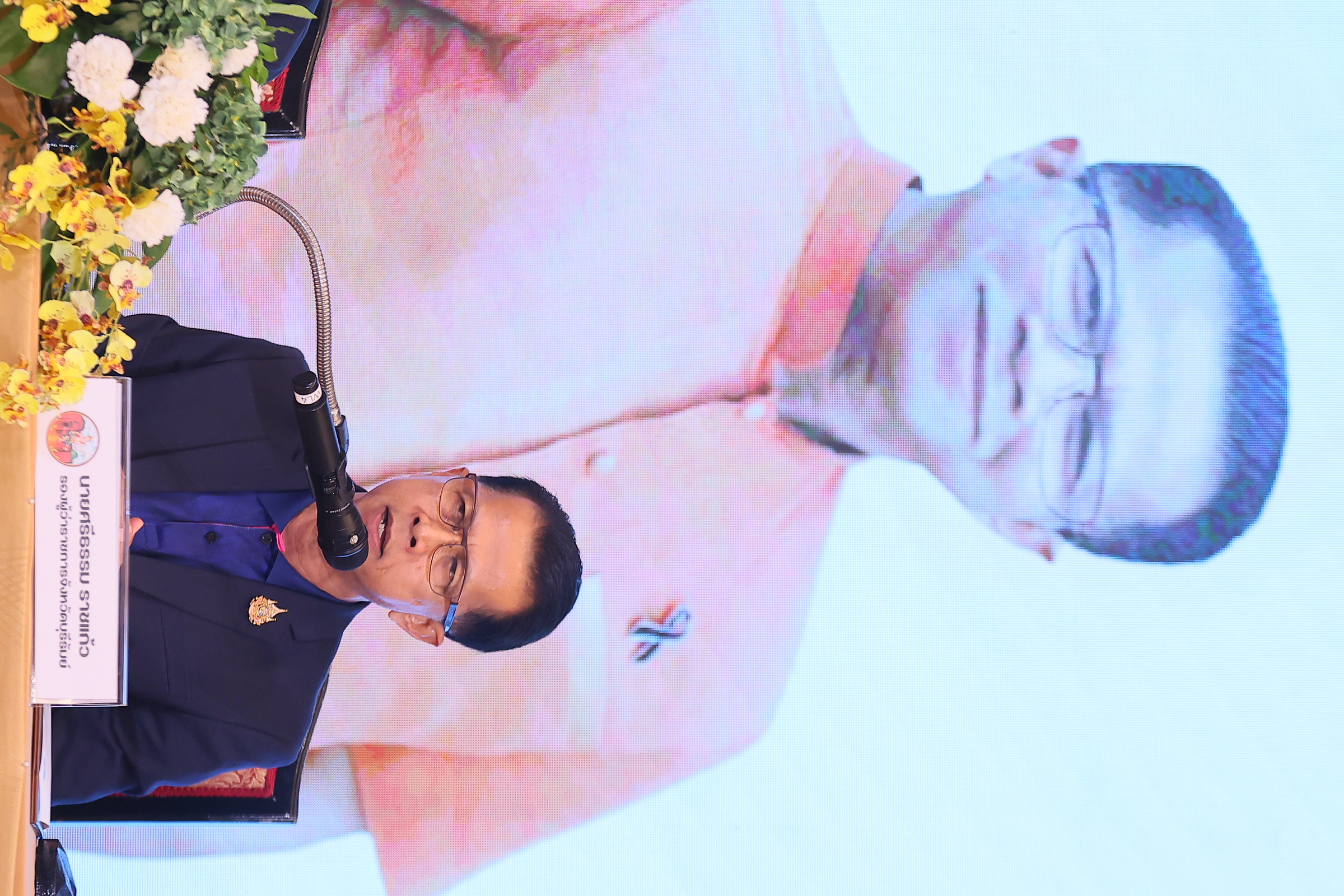 นายศรีธรรม ราชแก้ว รองผู้ว่าราชการจังหวัดบุรีรัมย์ ร่วมแถลงข่าวบุรีรัมย์พาราเกมส์